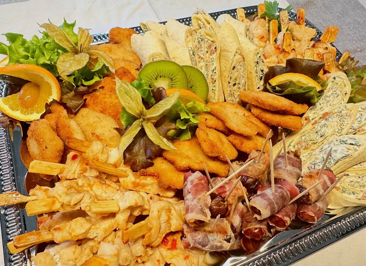 Fingerfood Snackplatte für Feiern